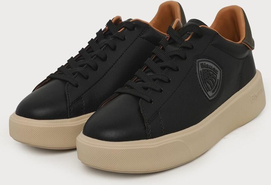 Blauer.USA Sneakers laag grijs donkergroen zwart - Foto 5