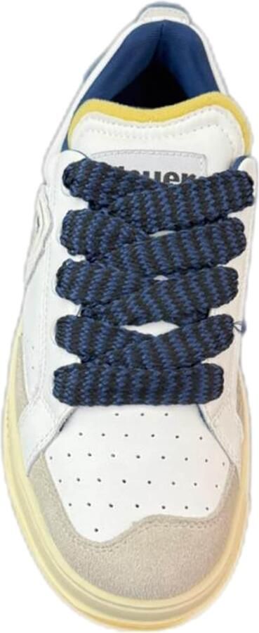 Blauer.USA Sneakers laag 'Happer' beige zwart wit - Foto 2