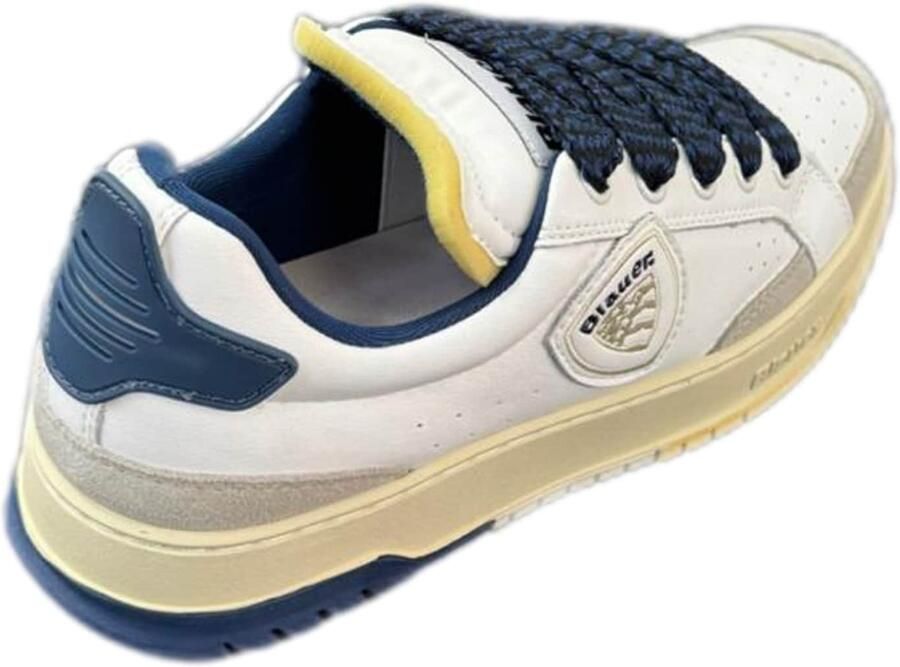 Blauer.USA Sneakers laag 'Happer' beige zwart wit - Foto 5