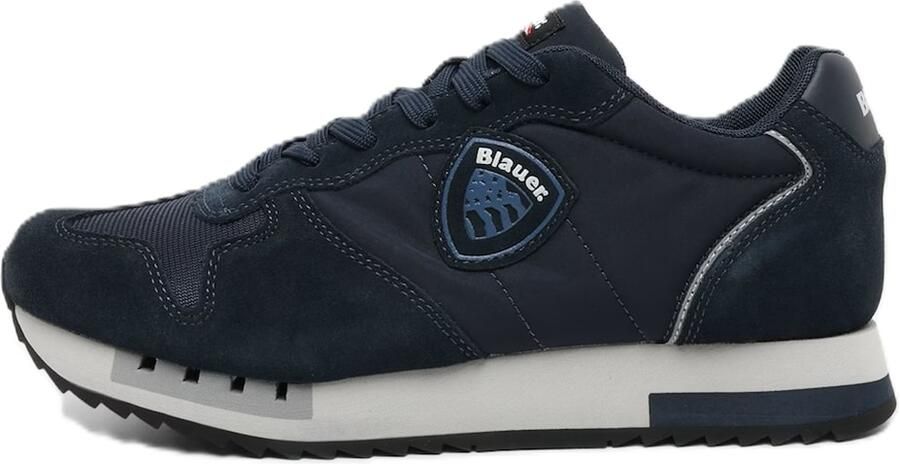 Blauer.USA Sneakers laag navy saffier wit