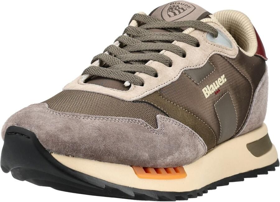 Blauer.USA Sneakers laag olijfgroen gemengde kleuren - Foto 3