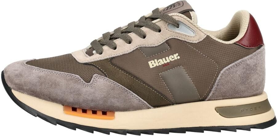 Blauer.USA Sneakers laag olijfgroen gemengde kleuren - Foto 2