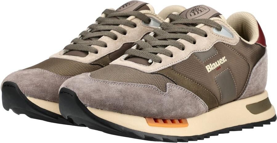 Blauer.USA Sneakers laag olijfgroen gemengde kleuren - Foto 8