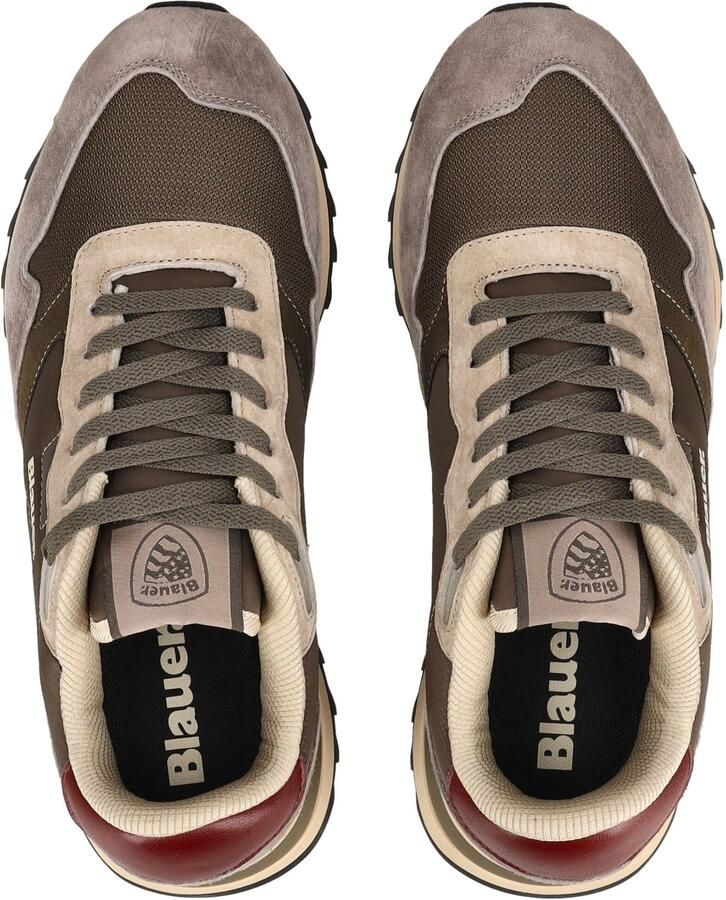 Blauer.USA Sneakers laag olijfgroen gemengde kleuren - Foto 6