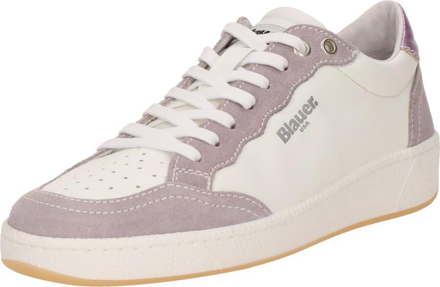 Blauer.USA Sneakers laag sering natuurwit