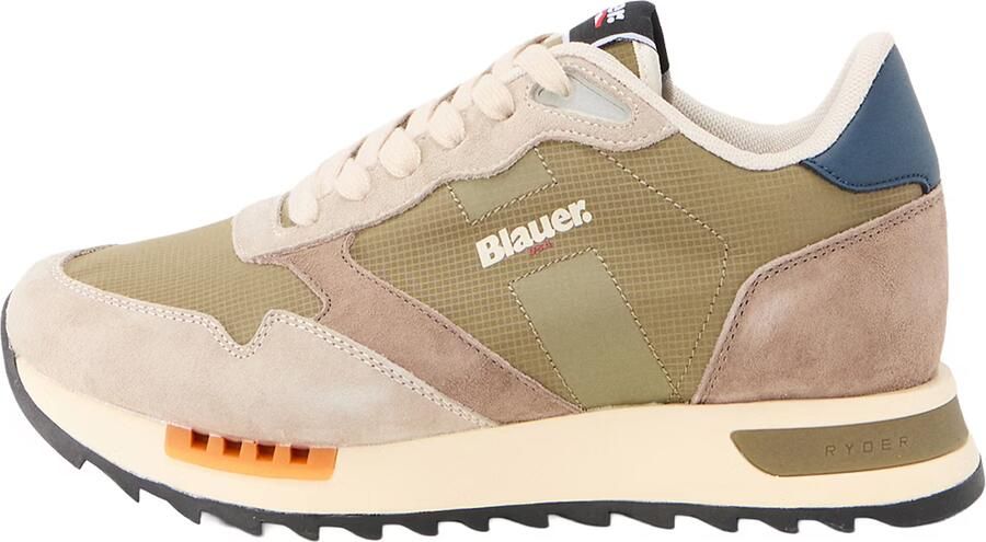 Blauer.USA Sneakers laag taupe enziaan mokka kaki - Foto 3