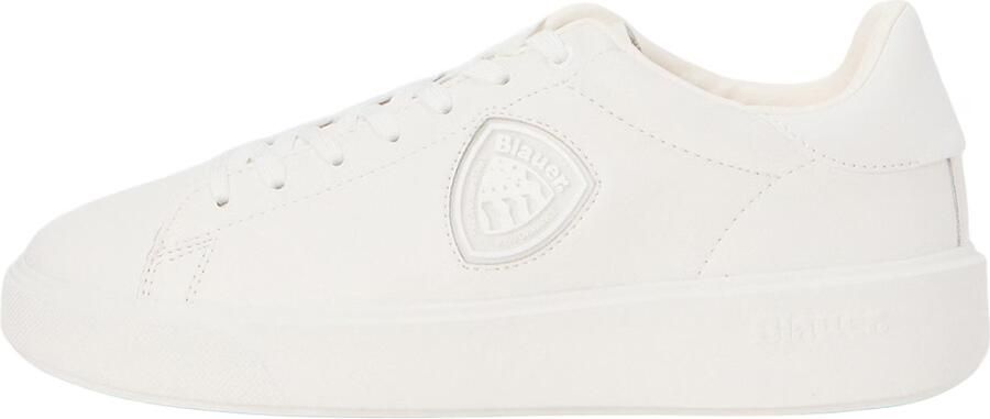 Blauer Lage Sneakers s6buck07leabiwhite41 - Foto 4
