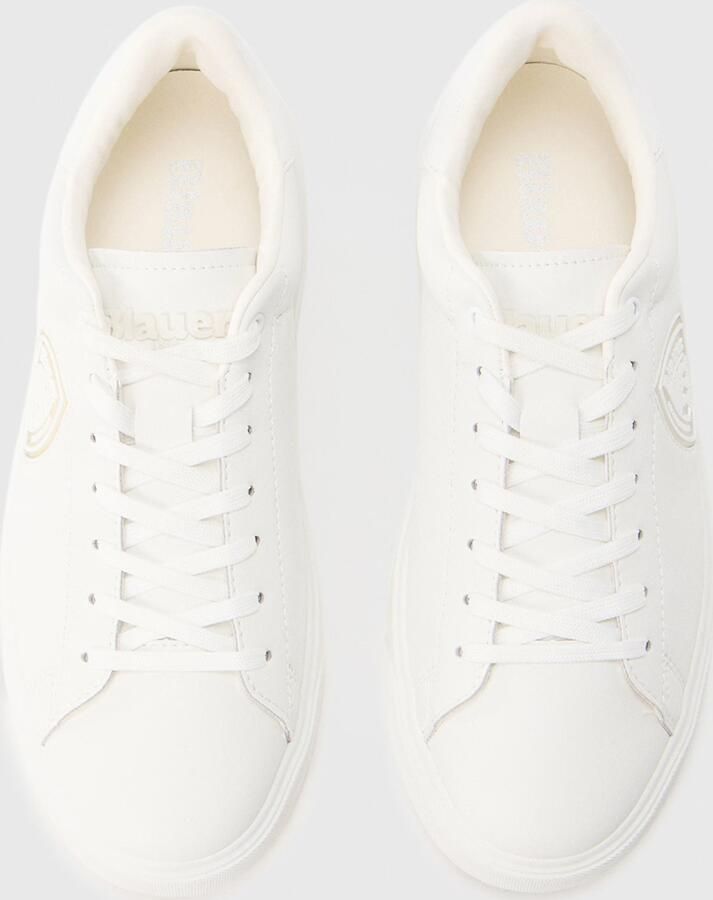 Blauer Lage Sneakers s6buck07leabiwhite41 - Foto 5