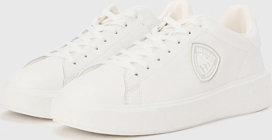 Blauer Lage Sneakers s6buck07leabiwhite41 - Foto 7