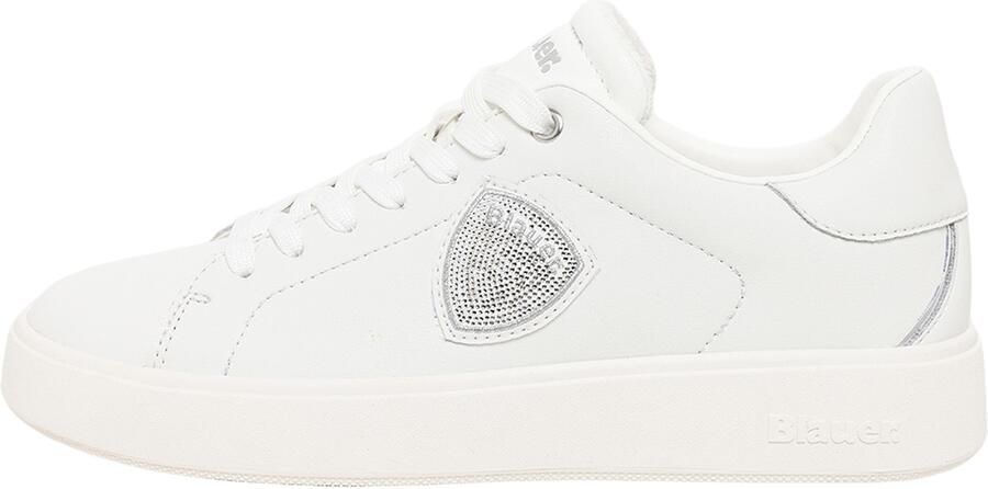 Blauer Victory sneakers van wit leer - Foto 2