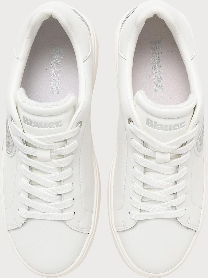 Blauer Victory sneakers van wit leer - Foto 5