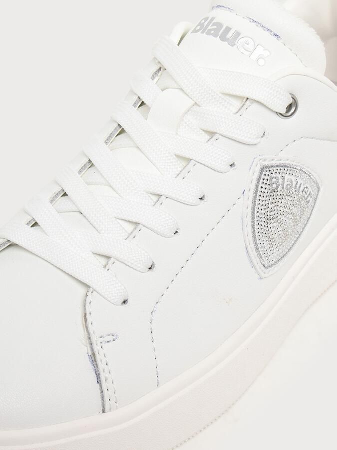Blauer Victory sneakers van wit leer - Foto 6