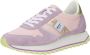 Blauer Roze Polyester Sneaker met Contrastdetails Pink Heren - Thumbnail 2