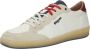 Blauer Retro Tennissneaker met Suède Details Multicolor Heren - Thumbnail 2