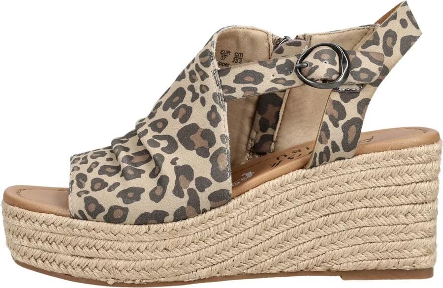 Blowfish Malibu Sandaal 'AMIRA' beige camel zwart - Foto 6