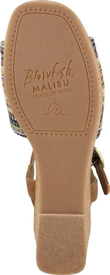 Blowfish Malibu Sandalen met riem 'ADORE' blauw lichtbruin lila wit - Foto 3