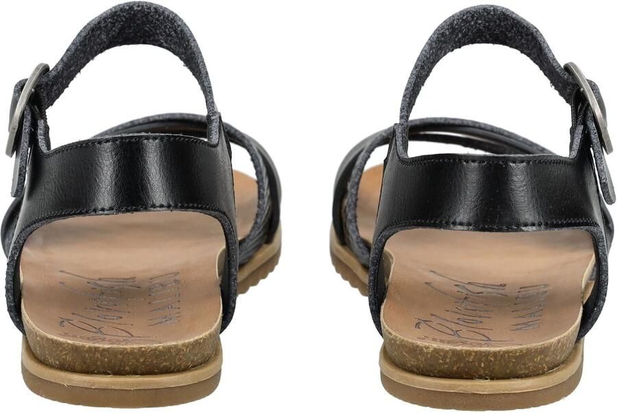 Blowfish Malibu Sandalen met riem antraciet zwart - Foto 3