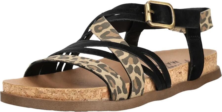 Blowfish Malibu Sandalen met riem 'LIGHT UP' beige bruin antraciet zwart - Foto 3