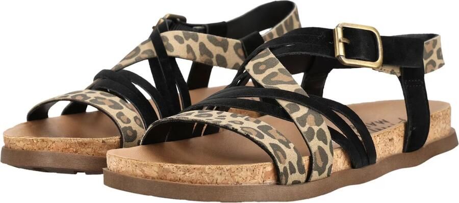 Blowfish Malibu Sandalen met riem 'LIGHT UP' beige bruin antraciet zwart - Foto 7