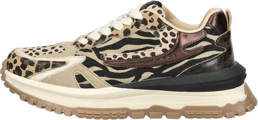 Blowfish Malibu Sneakers laag bruin zwart - Foto 6