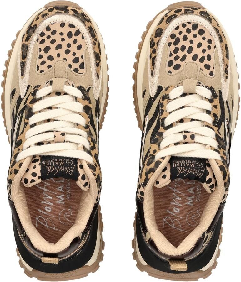 Blowfish Malibu Sneakers laag bruin zwart - Foto 2