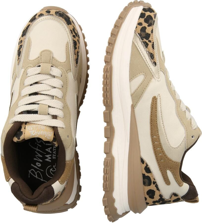 Blowfish Malibu Sneakers laag 'LEO' beige grijs zwart wit - Foto 3