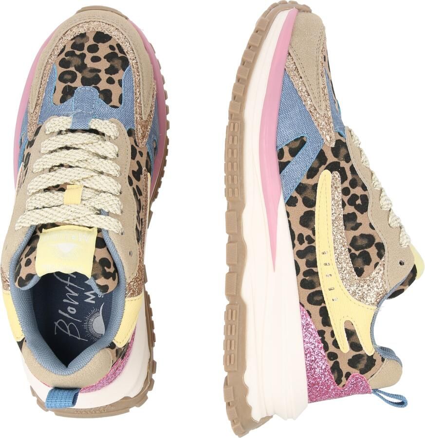 Blowfish Malibu Sneakers laag sand blauw geel zwart - Foto 2