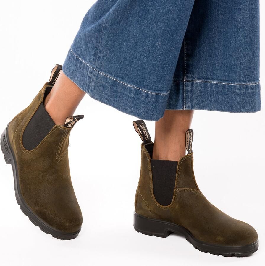 BLUNDSTONE Chelsea Boots Original Leer Groen - Foto 5