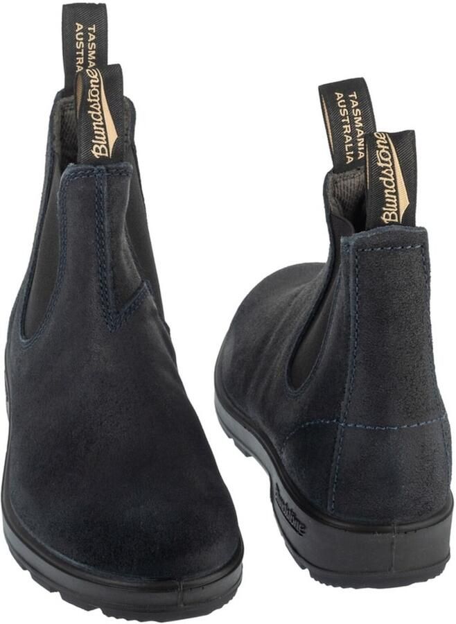 Blundstone Verhoog je stijl met marineblauwe en zwarte Chelsea-laarzen Zwart - Foto 3