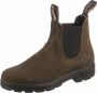 Blundstone Chelsea Laarzen Loop in Stijl met Dark Olive Breast Beatle El Side Boot Input Crust Green Unisex - Thumbnail 4