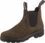 Blundstone Chelsea Laarzen Loop in Stijl met Dark Olive Breast Beatle El Side Boot Input Crust Green Unisex - Thumbnail 3