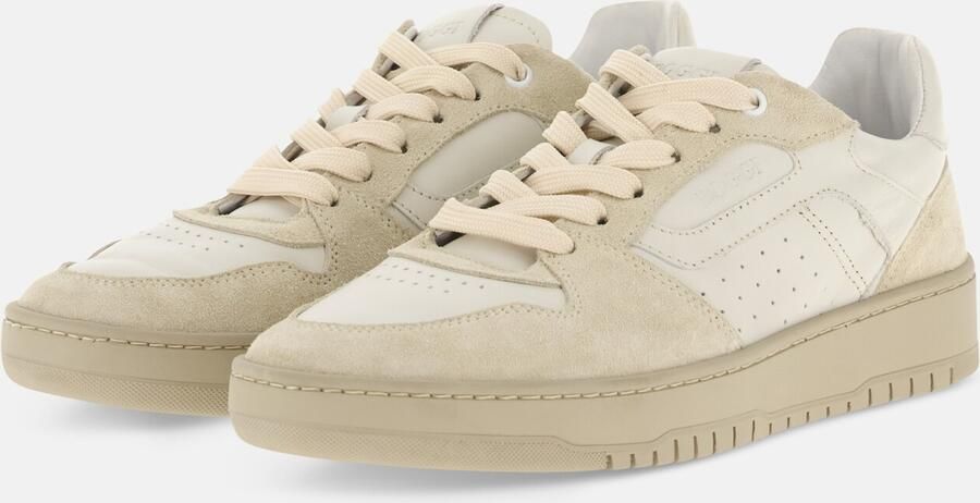 Boggi Milano Sneakers laag beige wit - Foto 5
