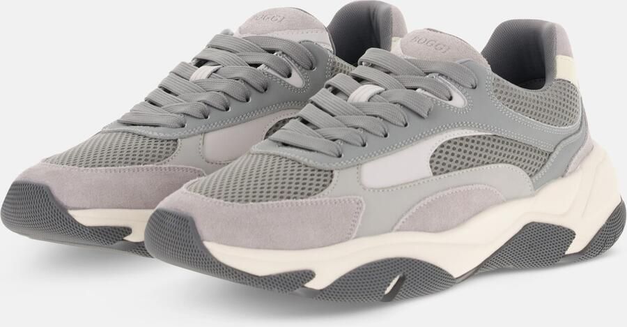 Boggi Milano Sneakers laag grijs offwhite - Foto 5
