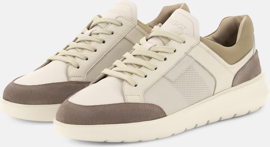 Boggi Milano Sneakers laag 'Nimbus' beige sand olijfgroen - Foto 2