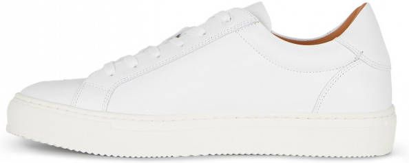 Boggi Milan lederen trainers Wit Heren