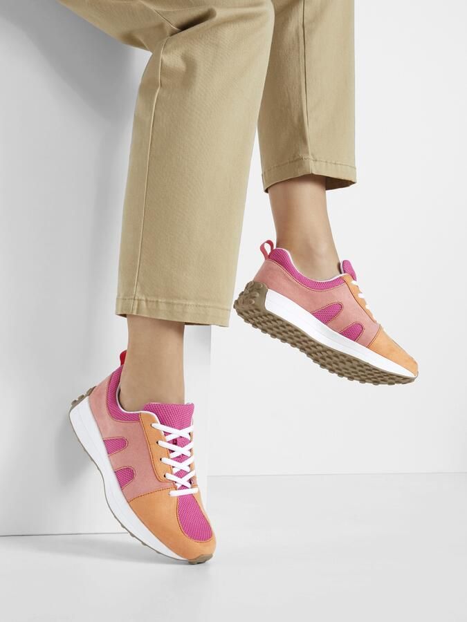 Bonprix Sneakers laag abrikoos rosa - Foto 3