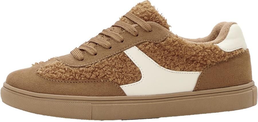 Bonprix Sneakers laag bruin wit