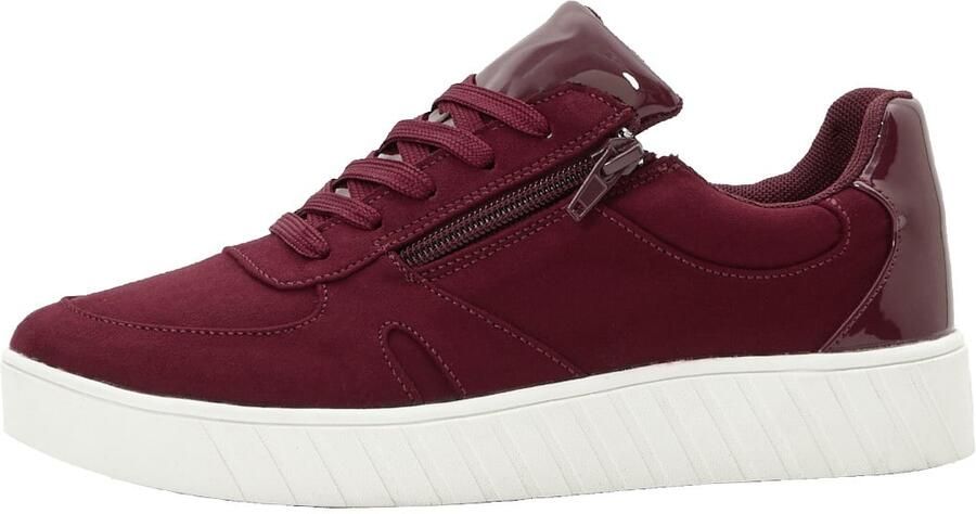 Bonprix Sneakers laag wijnrood