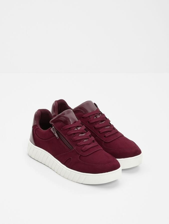 Bonprix Sneakers laag wijnrood - Foto 2
