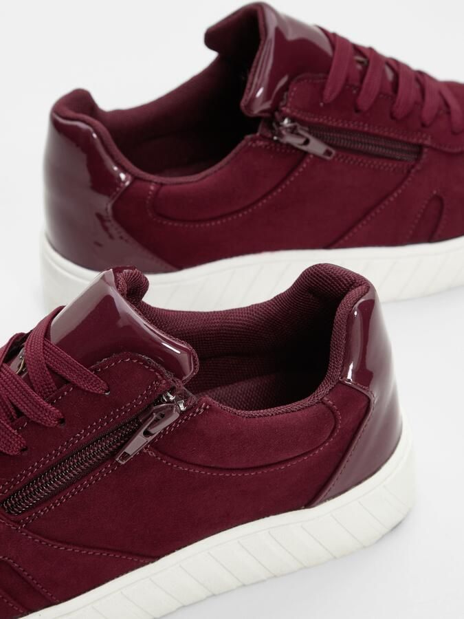 Bonprix Sneakers laag wijnrood - Foto 3
