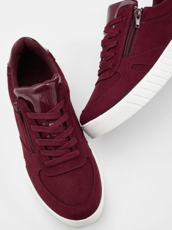 Bonprix Sneakers laag wijnrood - Foto 4