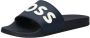 Hugo Boss slippers relief contrastlogo blauw - Thumbnail 4