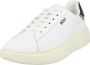 Boss Leren sneaker met merklabel op de achterkant White Dames - Thumbnail 4