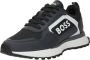 BOSS Lage Sneakers Heren Jonah_runn Maat: 44 Materiaal: Textiel Kleur: Blauw - Thumbnail 3
