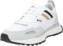 Hugo Boss Sportieve Stijl Witte Sneakers met Merks Kenmerkende Gestreepte Tape White Heren - Thumbnail 3