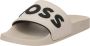 Hugo Boss Comfortabele Pantoffels voor Dagelijks Gebruik Beige Heren - Thumbnail 4