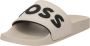 Hugo Boss Witte Bedrukte Slippers Mannen Lente Zomer White Heren - Thumbnail 1