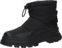 Hugo Boss Handtekening Materialen-Mix Laarzen met Monogramdetails Black Dames - Thumbnail 2