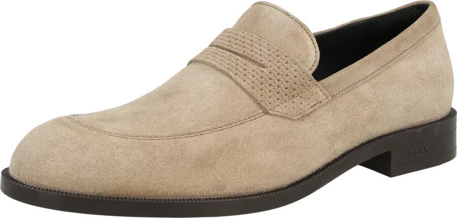 Boss loafers van echt leer model 'TAYIL'