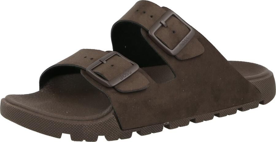 Boss Sandalen met twee riempjes en all-over logodetails - Foto 3